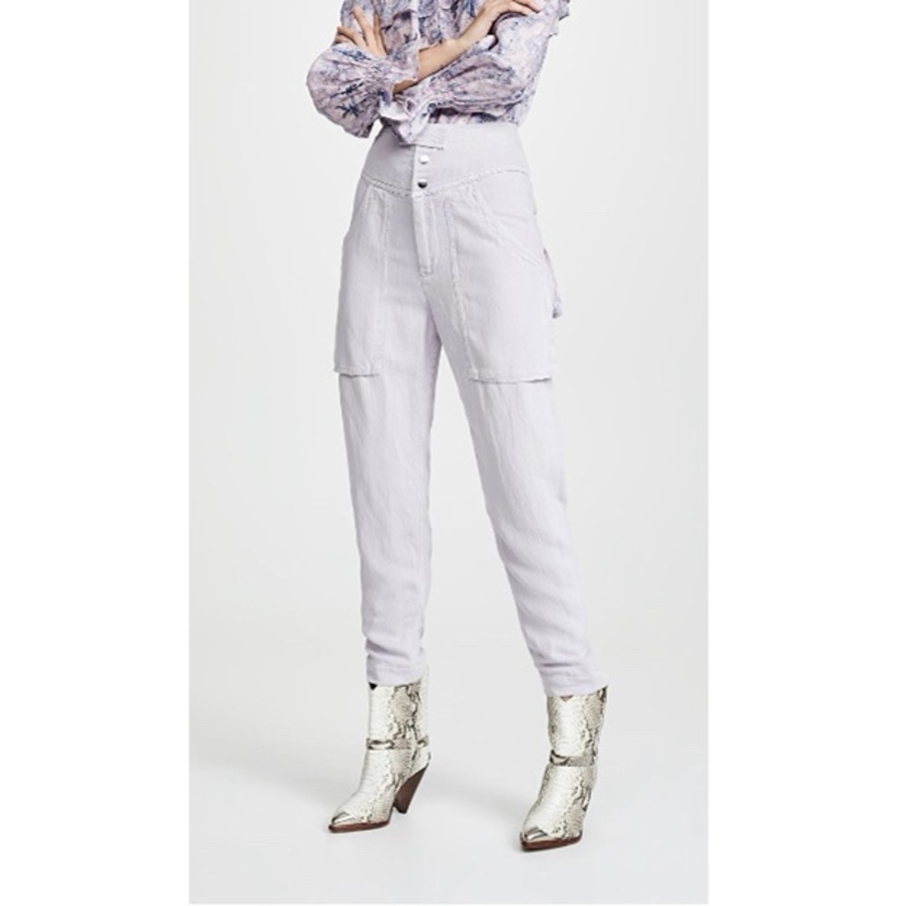 Isabel Marant Etoile // Lago Trousers Ecru NWOT๐ - Picture 2 of 16